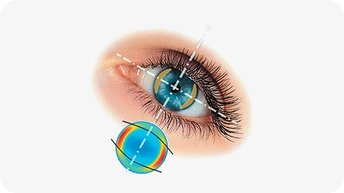 ACUVUE® OASYS with HydraLuxe® for ASTIGMATISM design