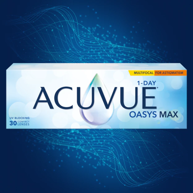 ACUVUE® OASYS MAX 1-Day MULTIFOCAL for ASTIGMATISM∞