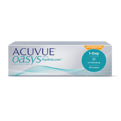 ACUVUE® OASYS with HydraLuxe® for ASTIGMATISM